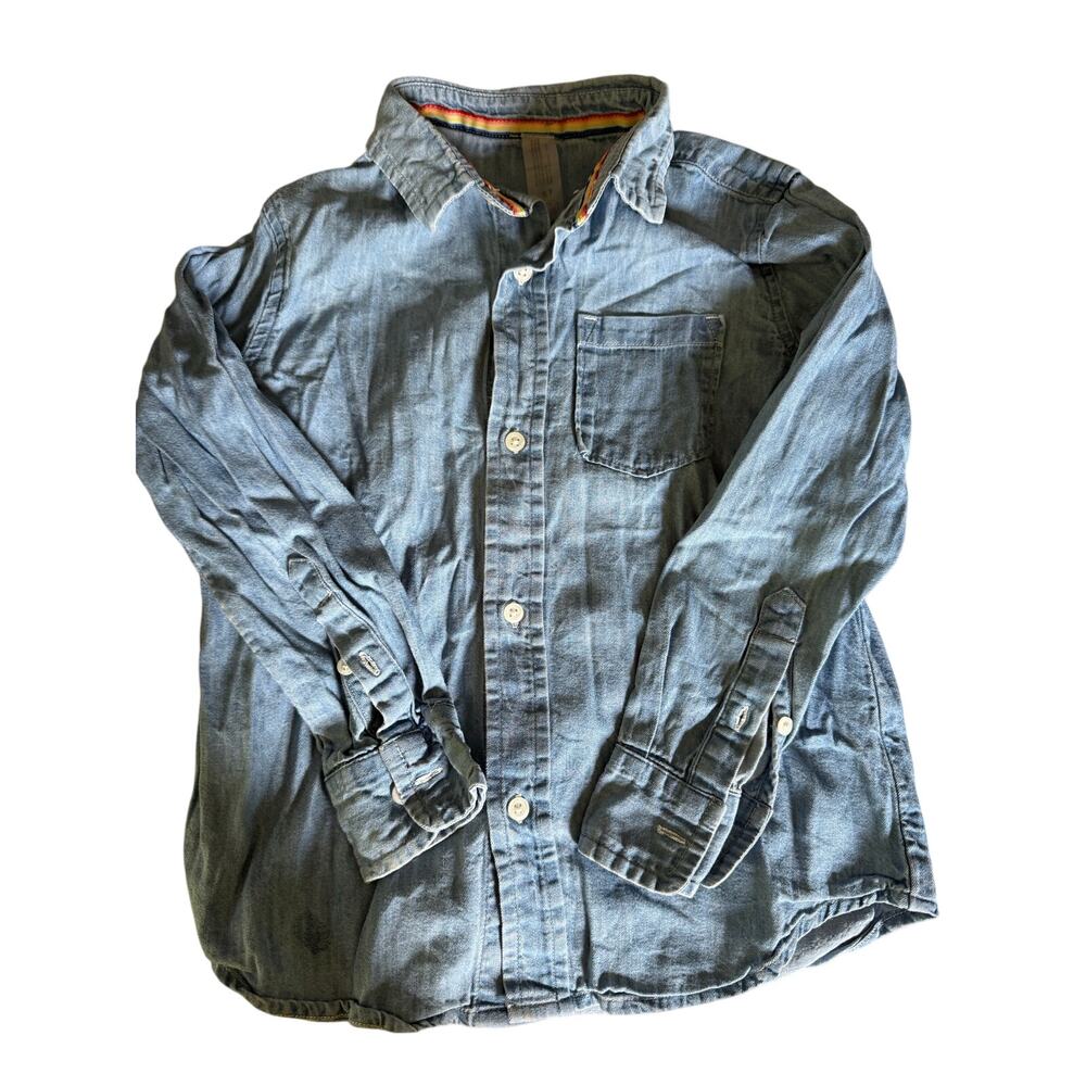 Primary denim shirt size 6- 7